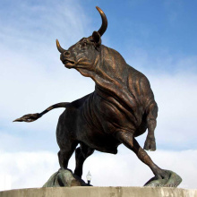 Large bronze animal statues famous metal bull sculpture